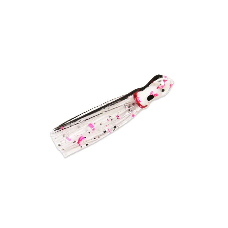 Squid Skirts 1.5 4-Pack Size 1.5 Black/Pink UV Glow