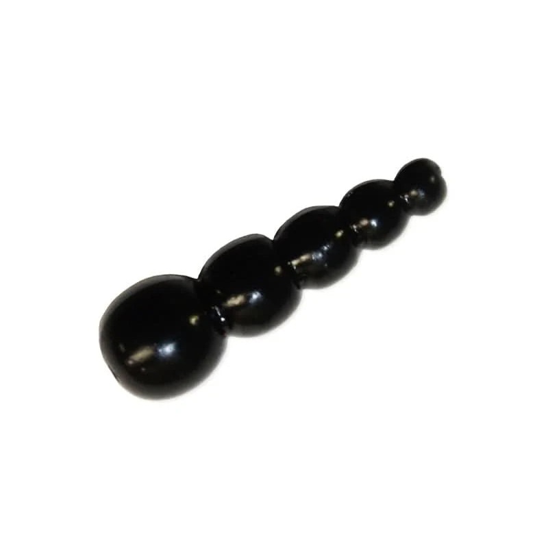 Wedding Ring Tapered Beads Size 1 Black