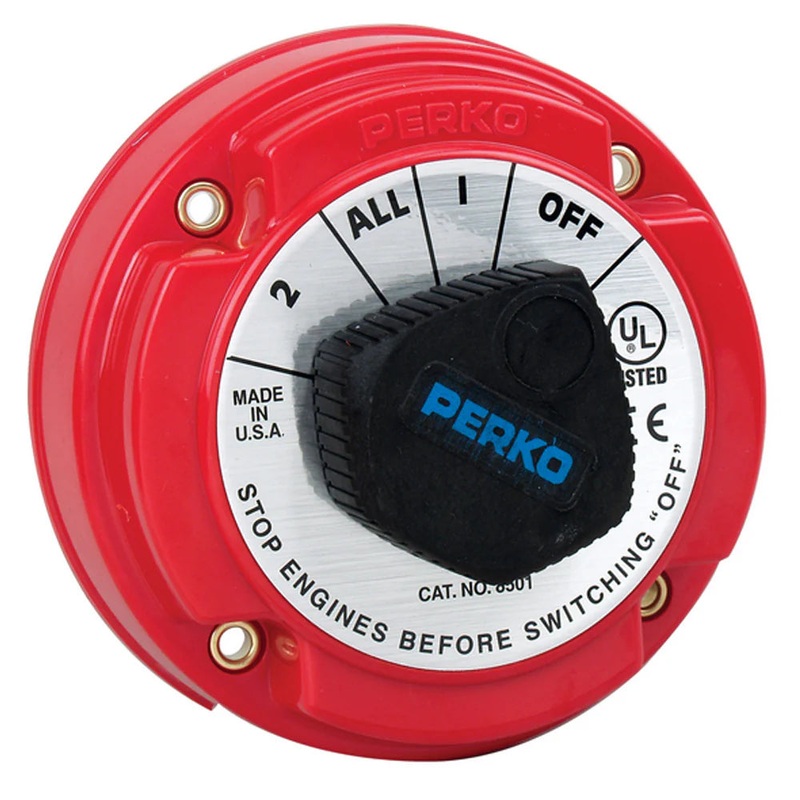 Perko Medium Duty Battery Selector Switch – 250A Continuous