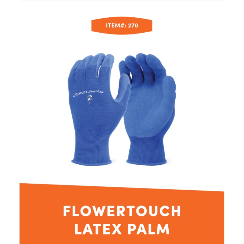 Flowertouch Latex Palm Gloves Small