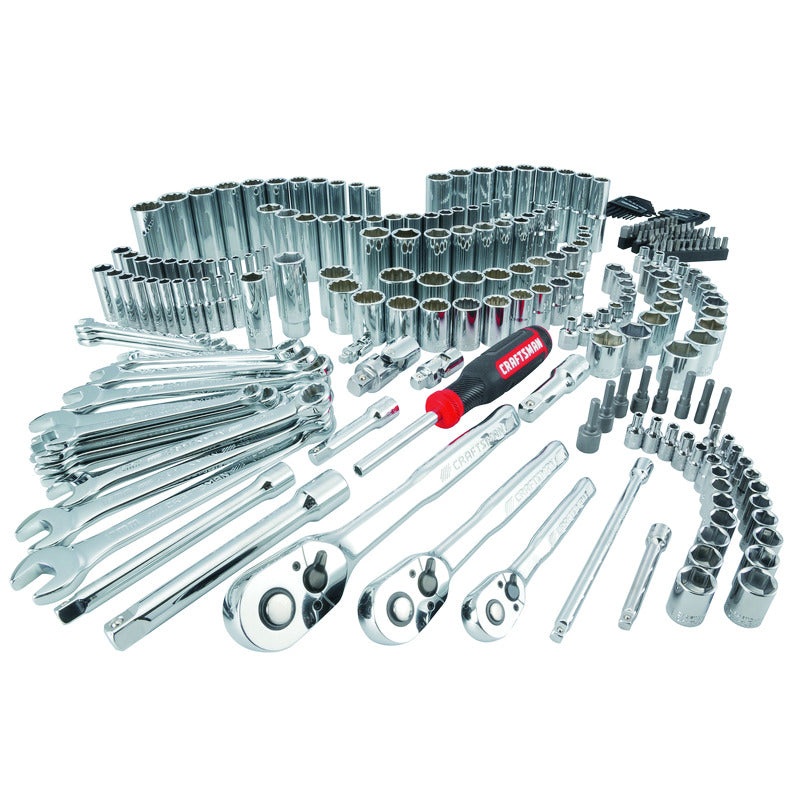 Craftsman 1/4, 3/8 and 1/2 in. drive Metric and SAE 6 and 12 Point Mechanic’s Tool Set 308 pc (IN-STORE PICKUP ONLY)