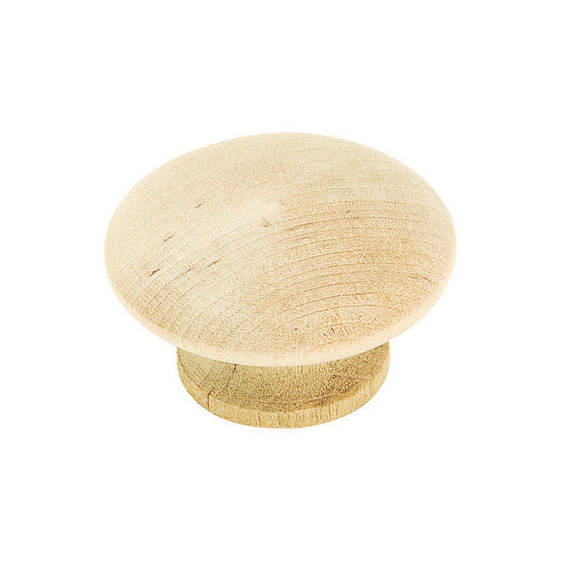 Amerock Traditional Round Cabinet Knob 1-1/2 in. D 7/8 in. Unfinished 2 pk