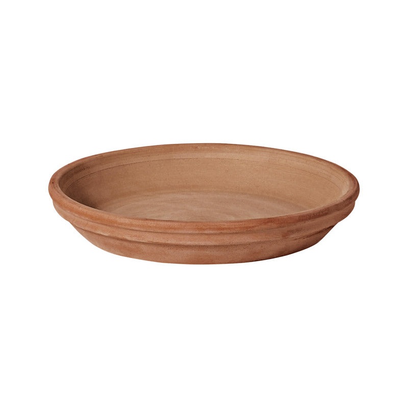 Deroma Moka 0.74 in. H X 6 in. D Clay Standard Plant Saucer Terracotta