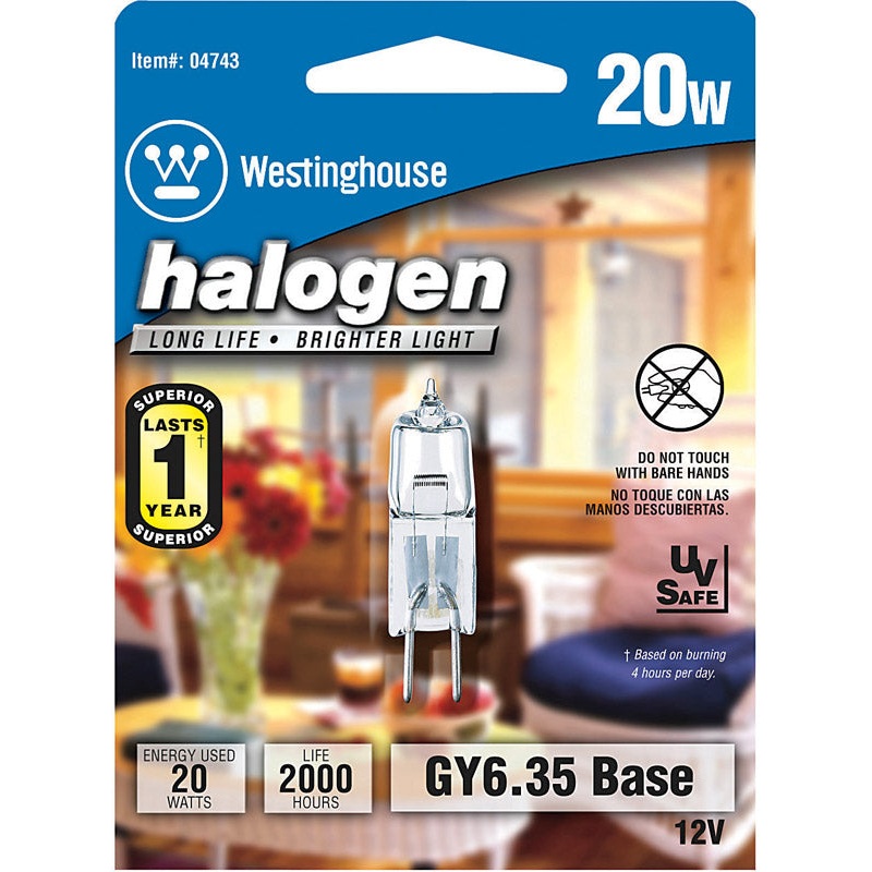 Westinghouse 20 W JC Decorative Halogen Bulb 300 lm Warm White 1 pk