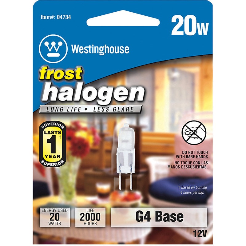 Westinghouse 20 W T2.5 Decorative Halogen Bulb 290 lm Bright White 1 pk