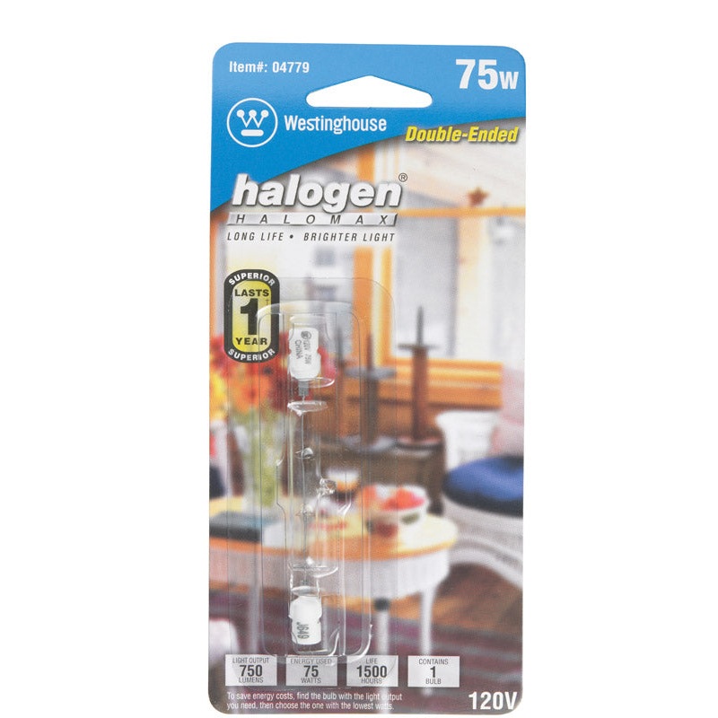 Westinghouse 75 W T3 Utility Halogen Bulb 1,050 lm White 1 pk