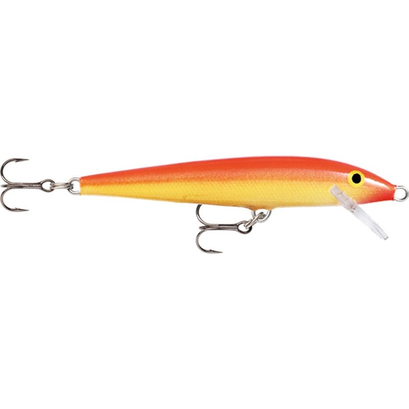 #7 Original Floating Gold Fluorescent Red