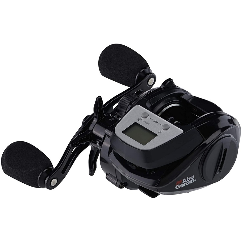 Abu Garcia Max DLC Low Profile Bait Cast Fishing Reel, Black