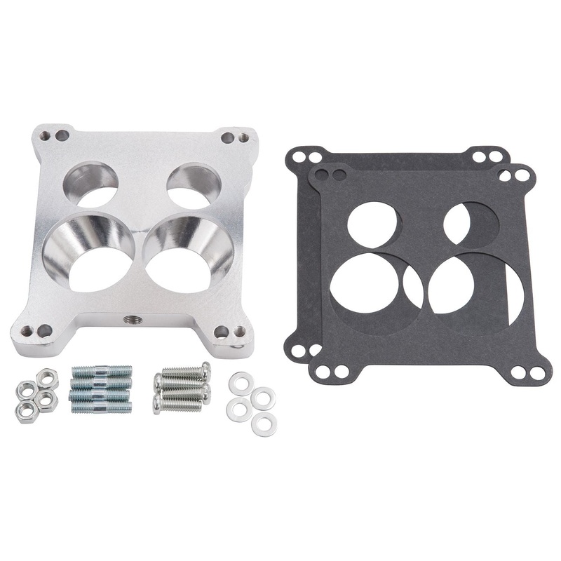 Carb Adapter #2696 Square-Bore Carb to Stock QuadraJet & Thermo-Quad 0.85 in.