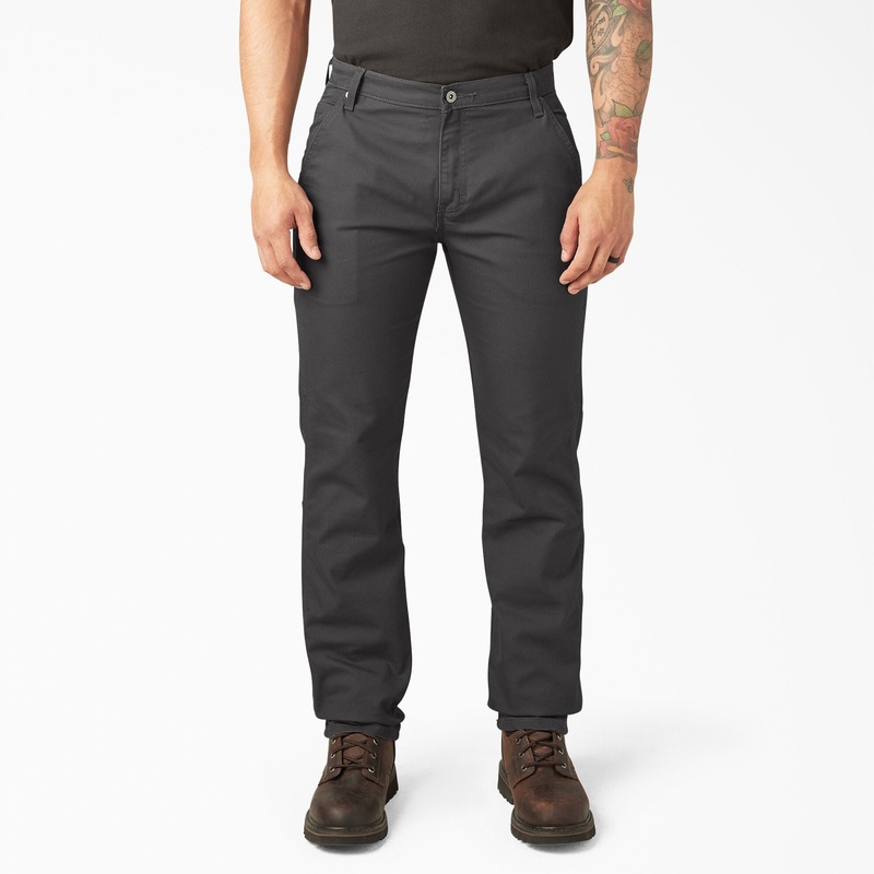 Dickies FLEX Regular Fit Duck Carpenter Pants (Stonewashed Slate) Size 36×34