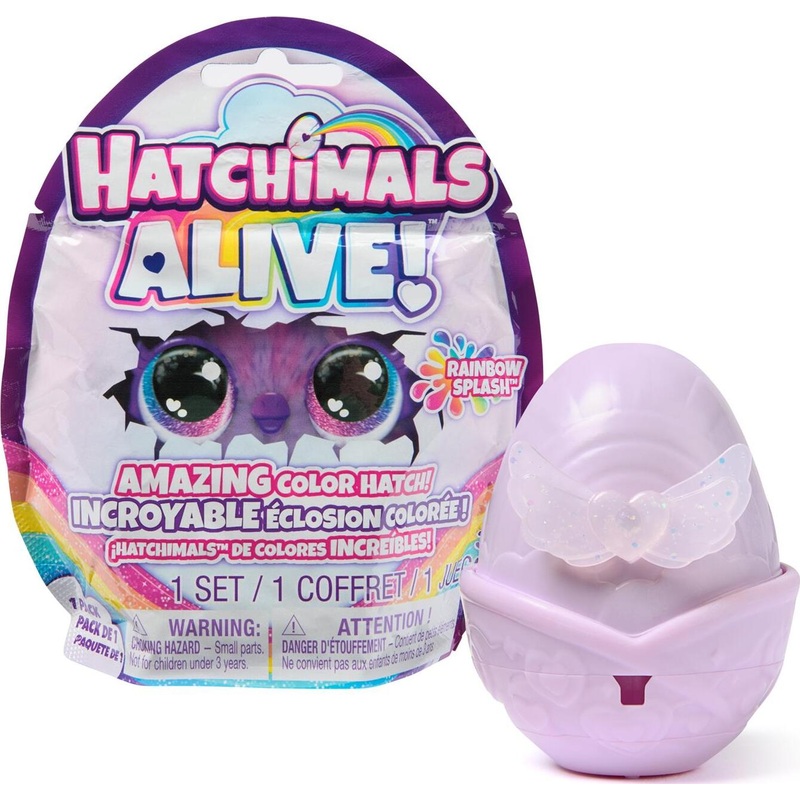 Hatchimals Alive Rainbow Splash 1-Pack Blind Box