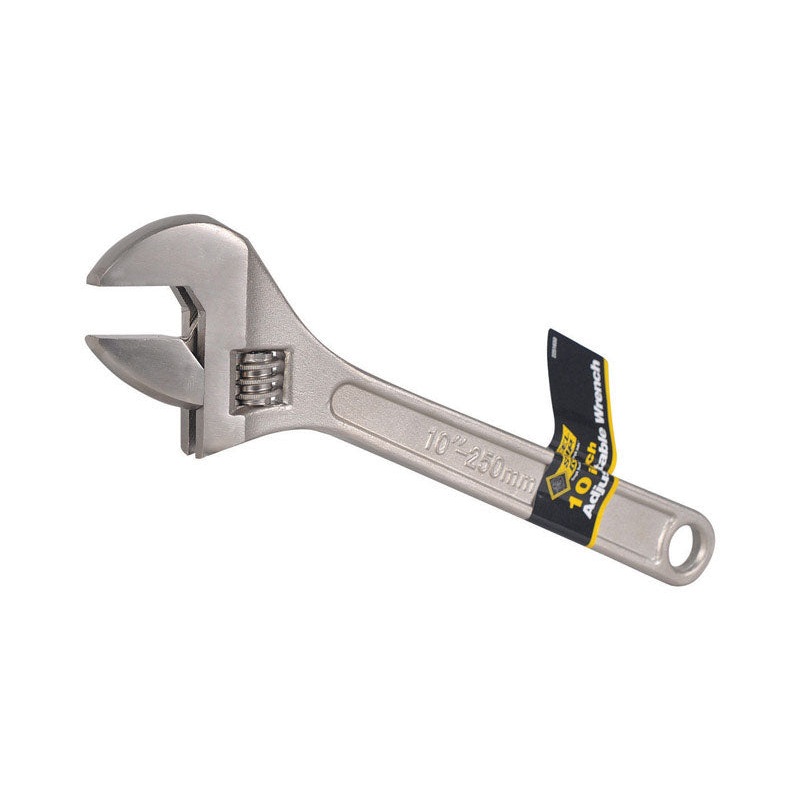 Steel Grip Adjustable Wrench 10 in. L 1 pc