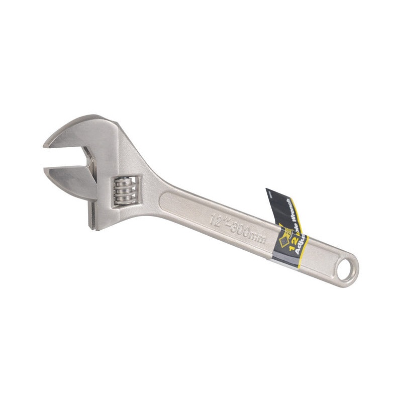 Steel Grip Adjustable Wrench 12 in. L 1 pc