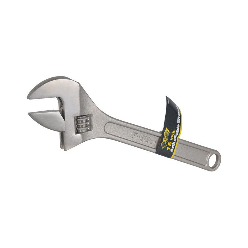 Steel Grip Adjustable Wrench 15 in. L 1 pc