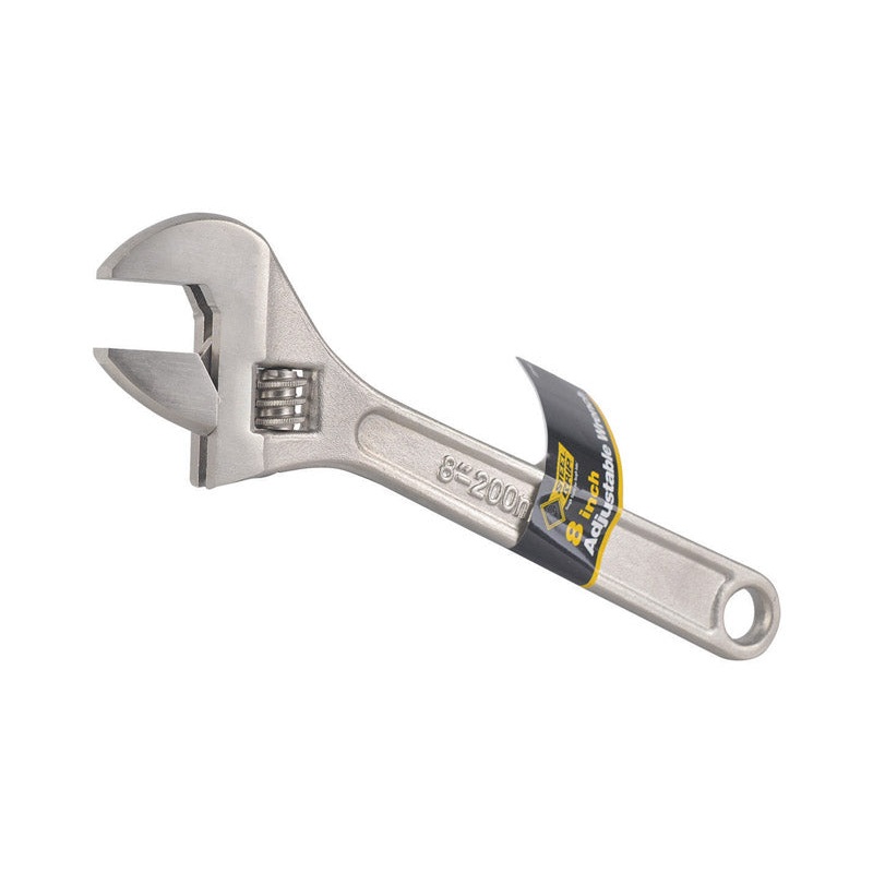 Steel Grip Adjustable Wrench 8 in. L 1 pc