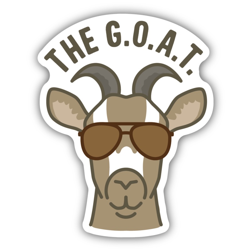Sunglasses Goat Sticker