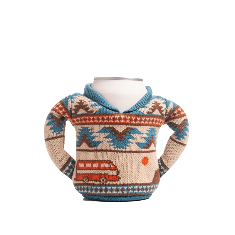 Beverage Sweater (Desert Zig-Zag)