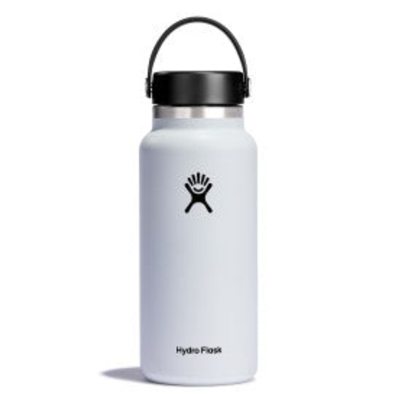 Hydro Flask 32oz Wide Mouth 2.0 Flex Cap White