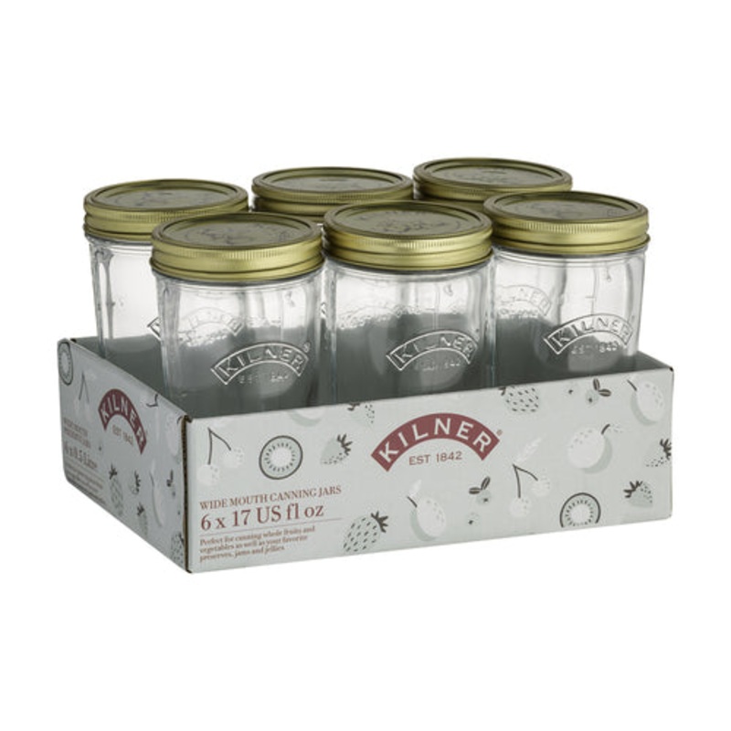 Kilner Canning Jar Wide Mouth 17 oz