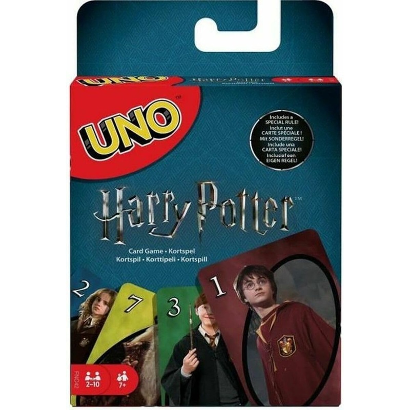 Mattel Games UNO Harry Potter Card Game for Kids, Adults and Game Night Based On the Popular Series for 2-10 Players