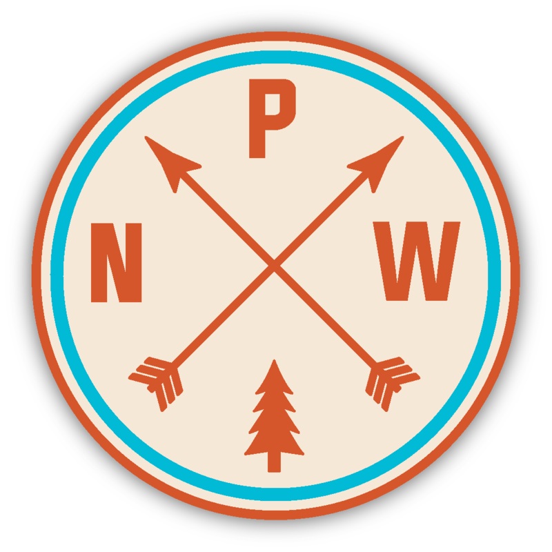 PNW Arrows Large Sticker
