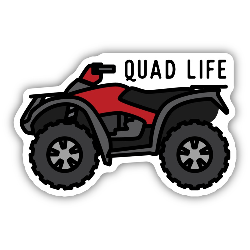 Quad Life ATV Sticker