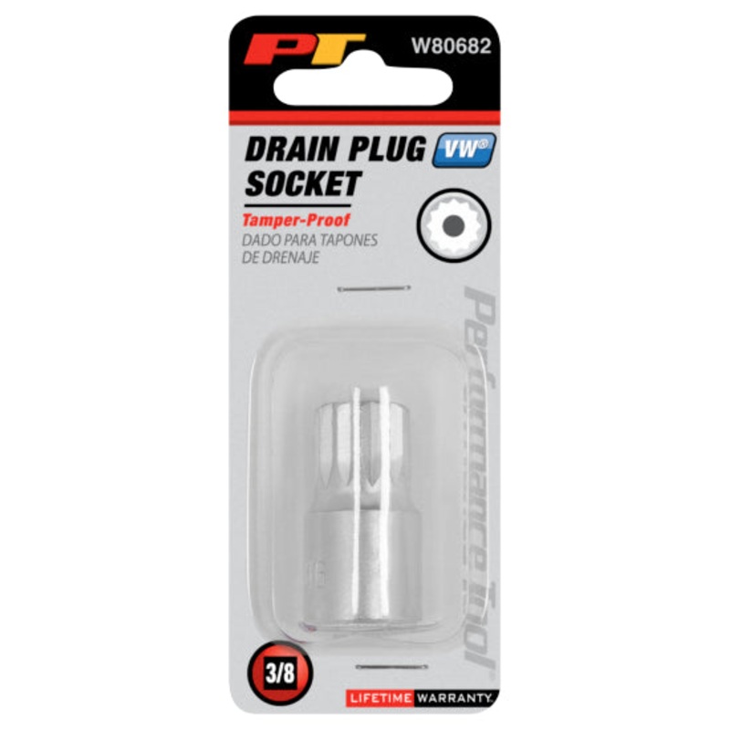 VW Tamper Prf Drain Plug Socket