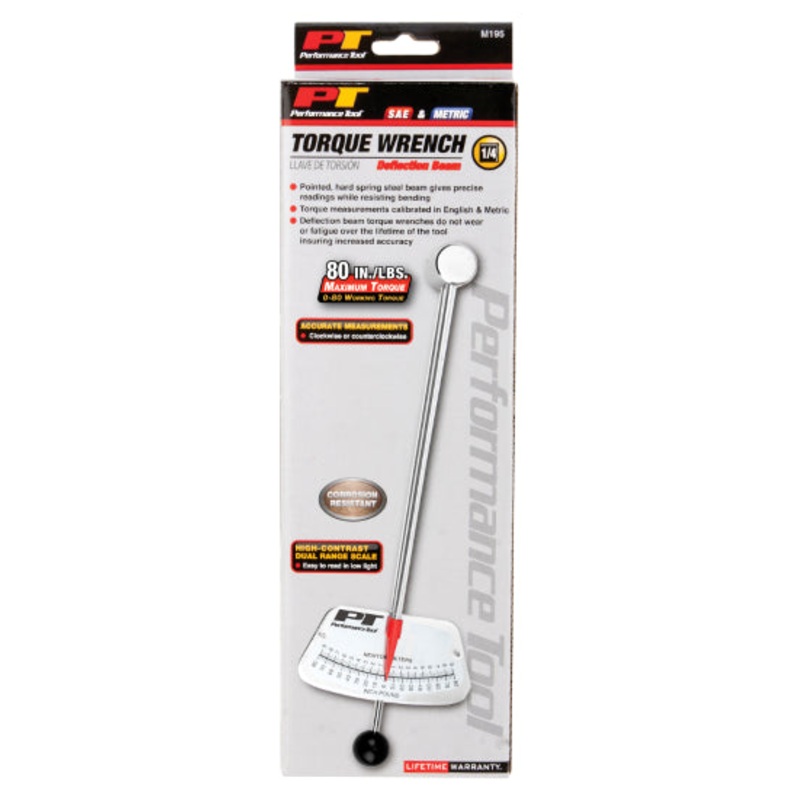 1/4 in. Torque Wrench