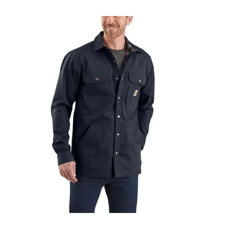 Ripstop Solid Shirt Jac|NAVY|2X|2XT|3X|3XT|4X|L|LT|M|S|XL|XLT