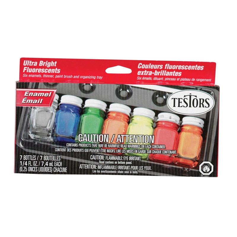 Testors Gloss Assorted Paint Kit 0.25 oz