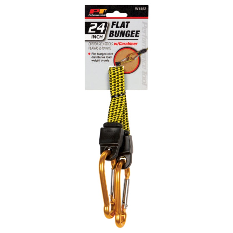 24 in. Flat Bungee w/Carabiner