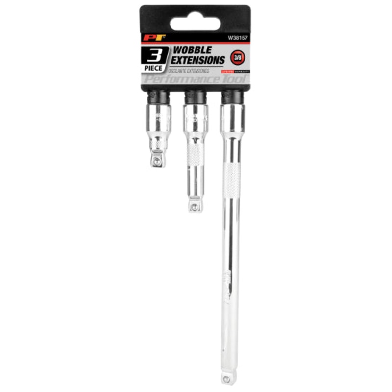 3 pc. 3/8 in. Dr. Wobble Extension Set