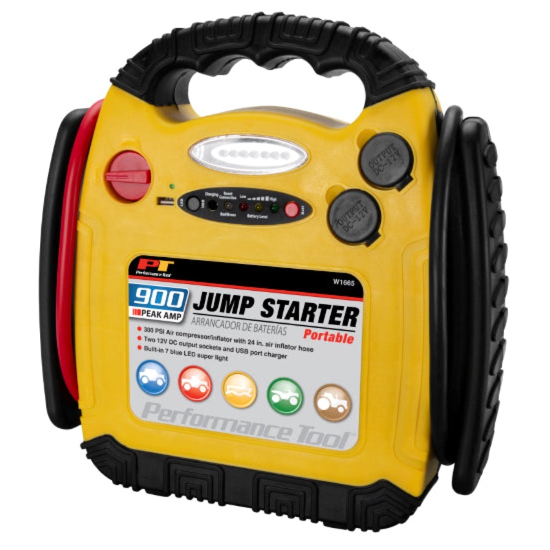 900 Amp Jump Starter, Inflator