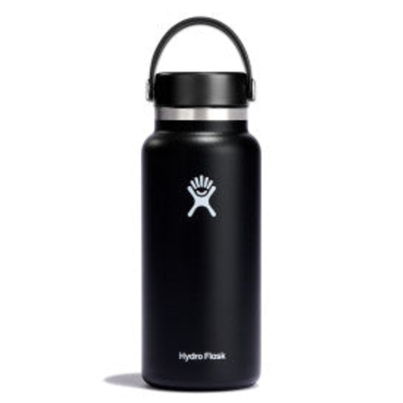 Hydro Flask 32oz Wide Mouth 2.0 Flex Cap Black