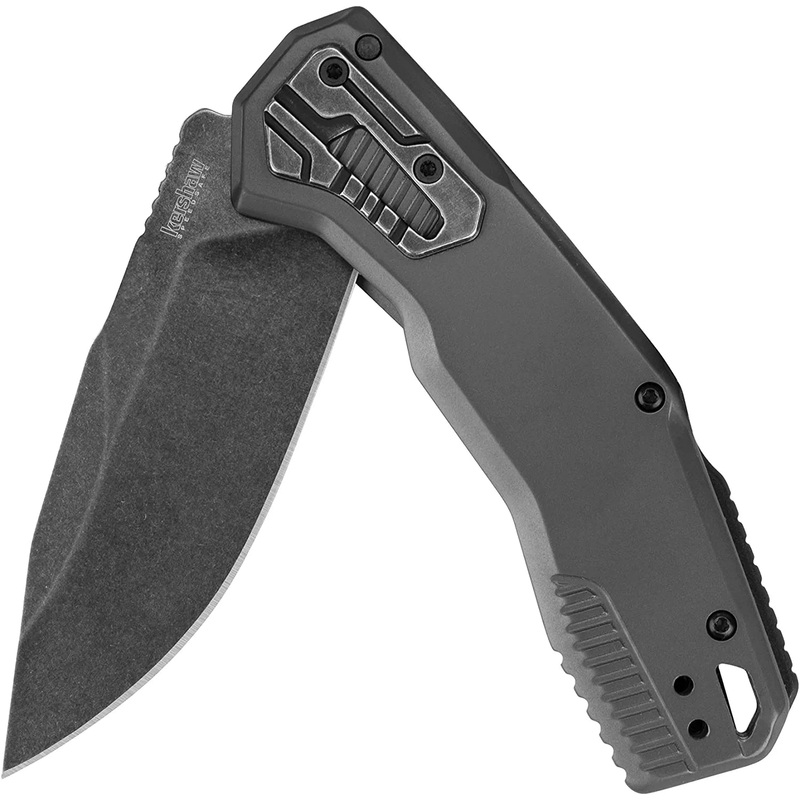 Kershaw Cannonball Drop Point Pocket Knife, 3.5-in. Blade, SpeedSafe Assisted Opening, Frame Lock