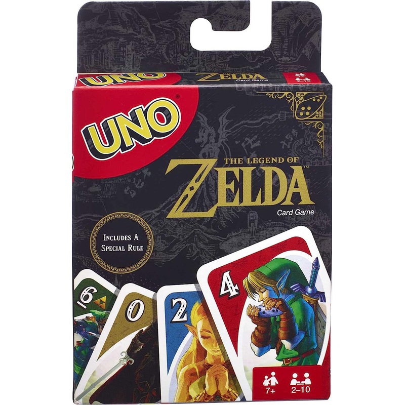 Mattel Games UNO the Legend of Zelda Card Game for Family Night with Graphics From the Legend of Zelda & Special Rule