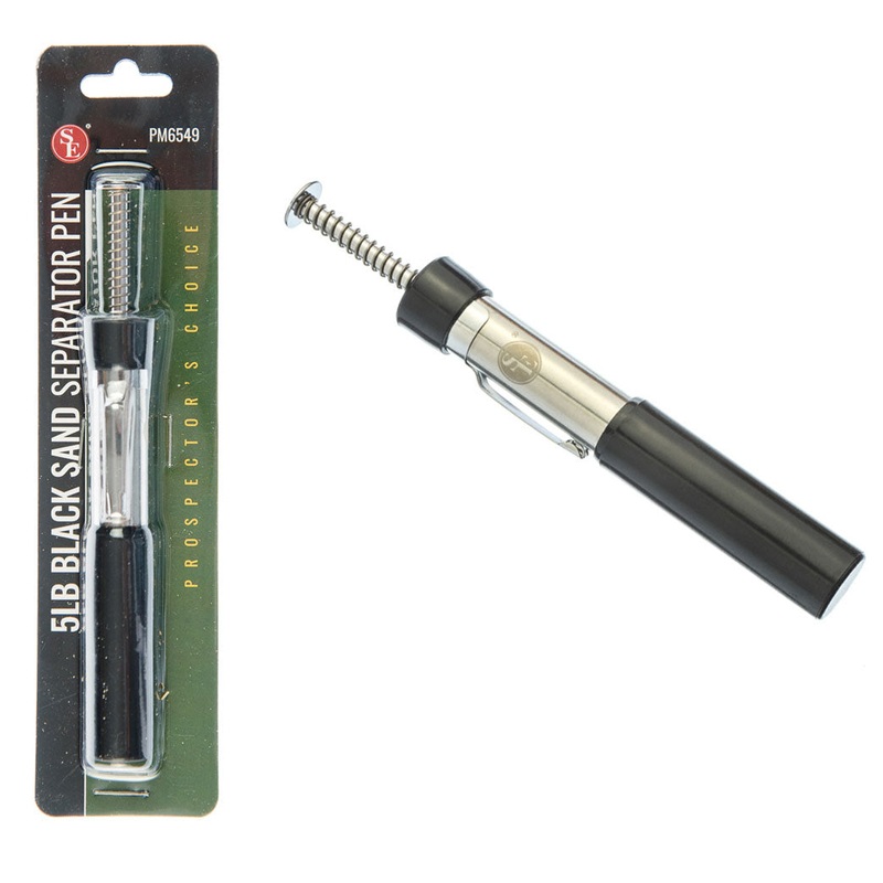 5 LB Magnetic Water Resistant Black Sand Pocket Separator Pen With Pocket Clip