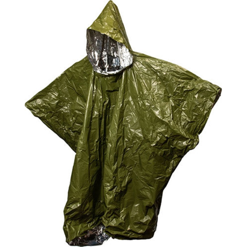 ALUMINIZED EMERGENCY PONCHO 67 X 39