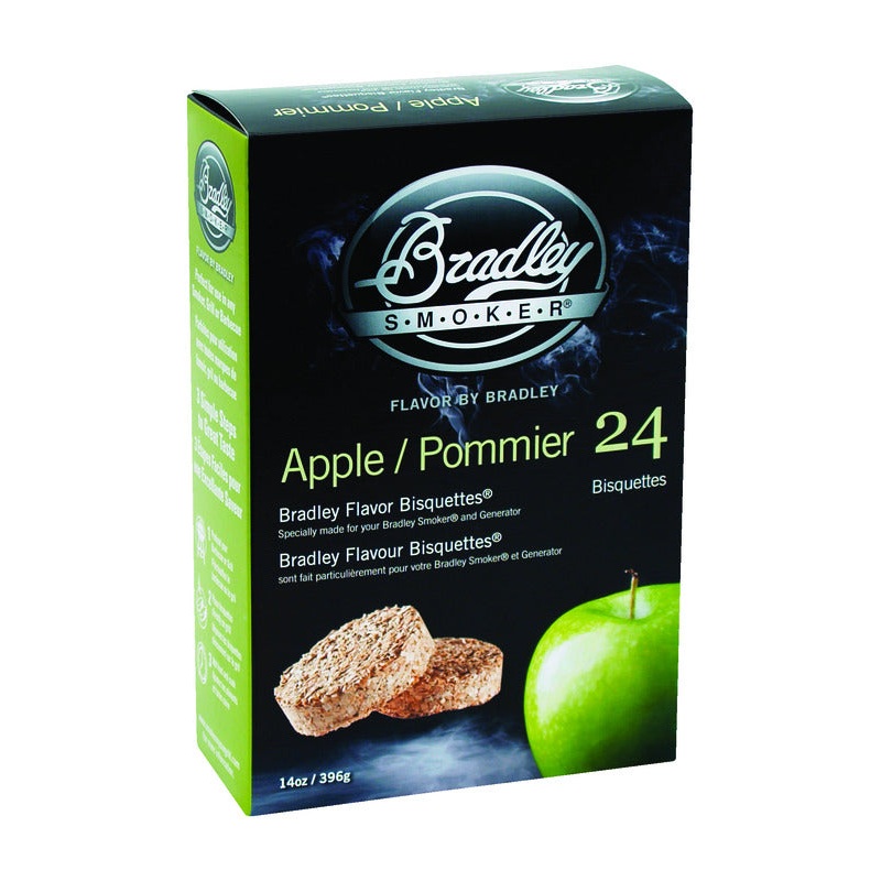 Bradley Smoker All Natural Apple All Natural Wood Bisquettes 24 pk