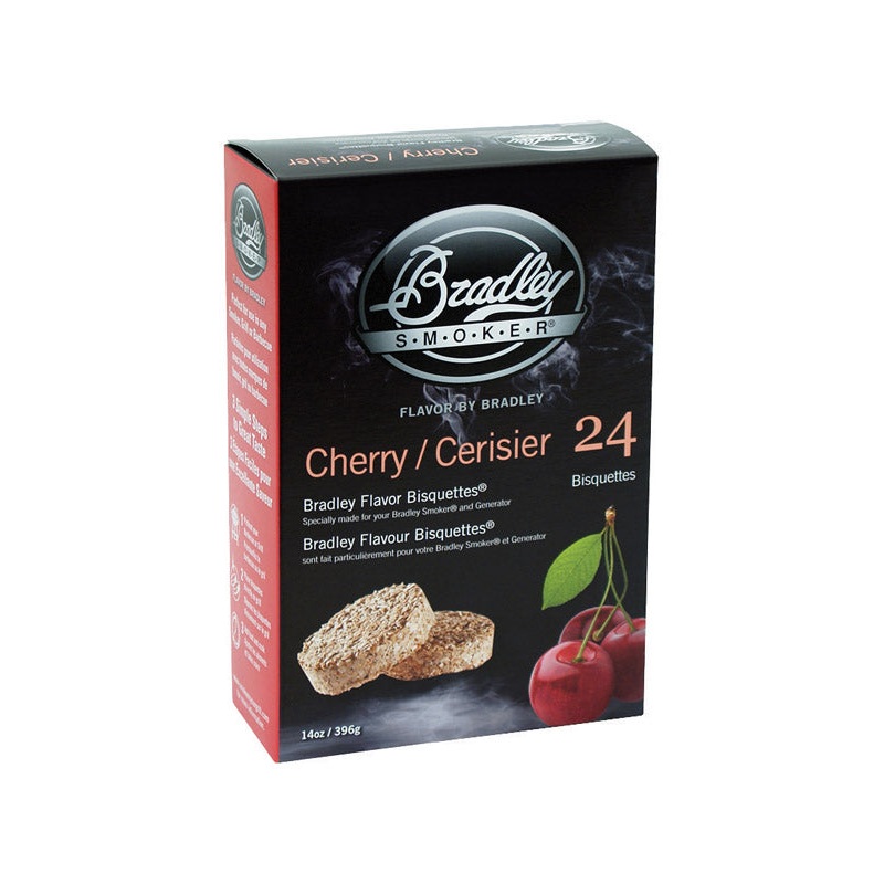 Bradley Smoker All Natural Cherry All Natural Wood Bisquettes 24 pk