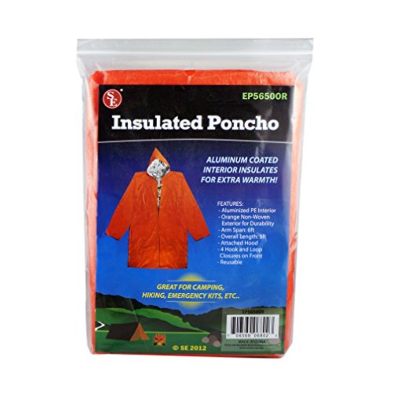 Insulated Poncho Orange 5ft