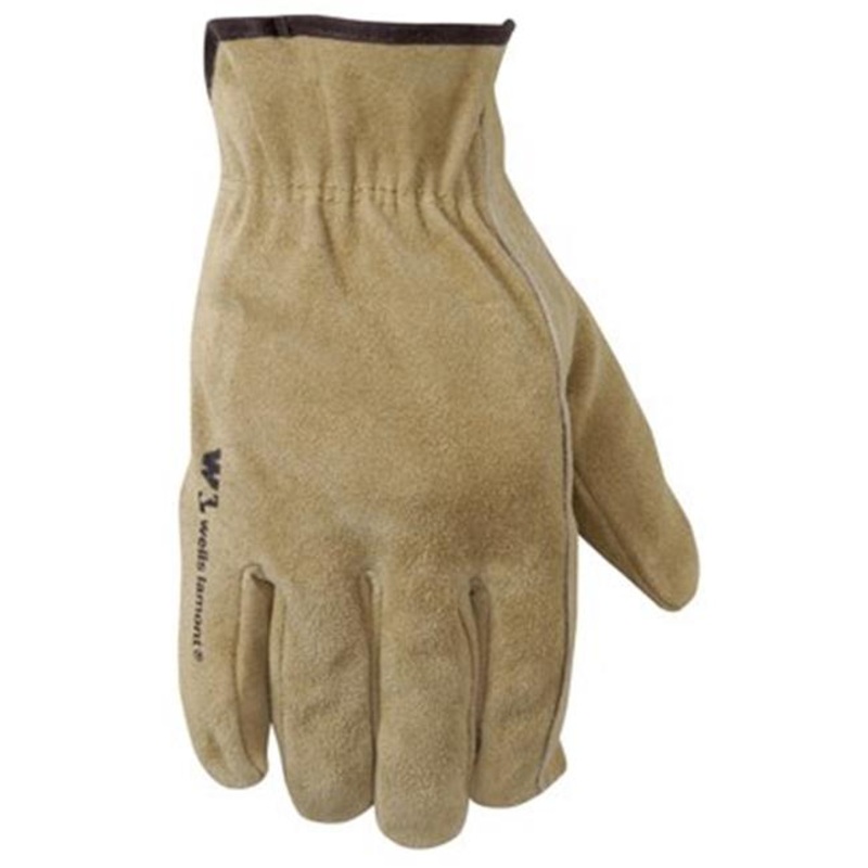 Men’s Wells Lamont Split Cowhide Leather Driver Gloves