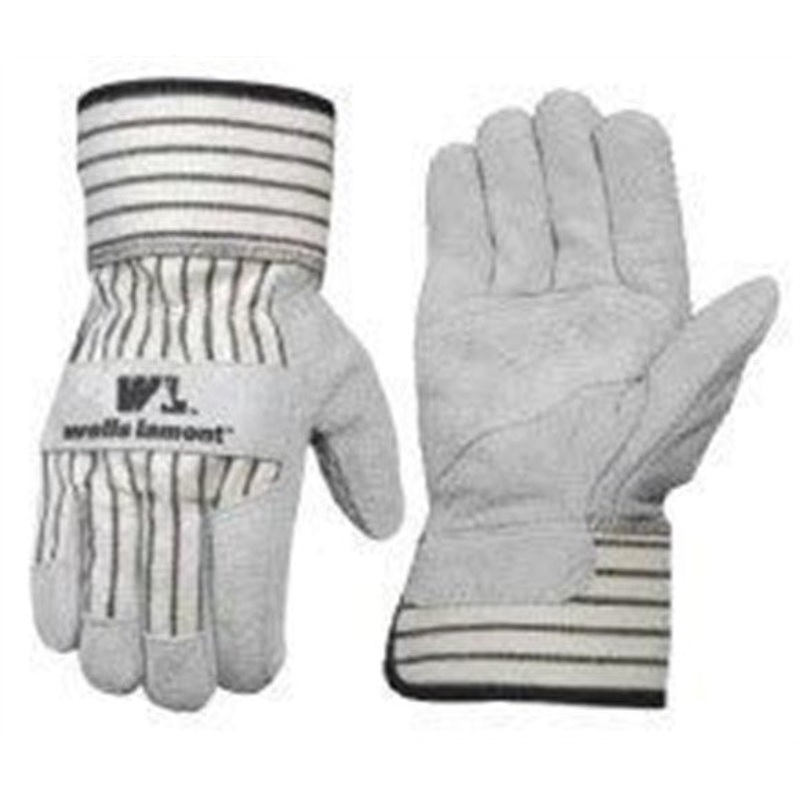 Wells Lamont  Extra Large Gray Leather Palm Glove XL