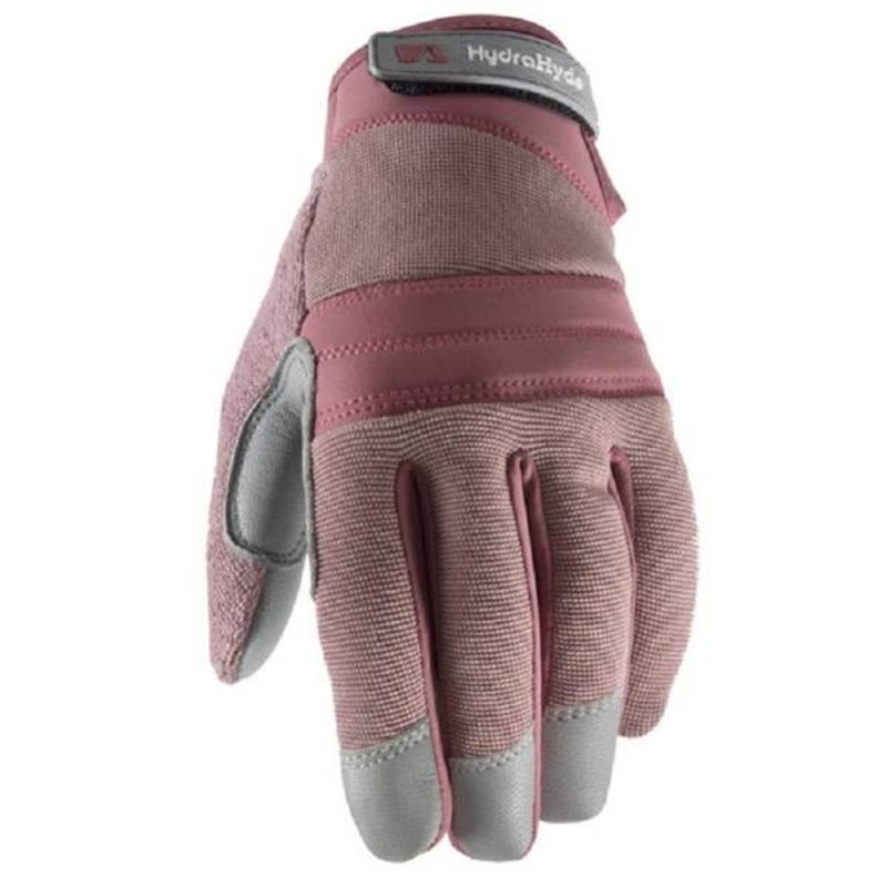 Wells Lamont Women’s HydraHyde Water-Resistant Leather Palm Hybrid Work Gardening Gloves WMN S