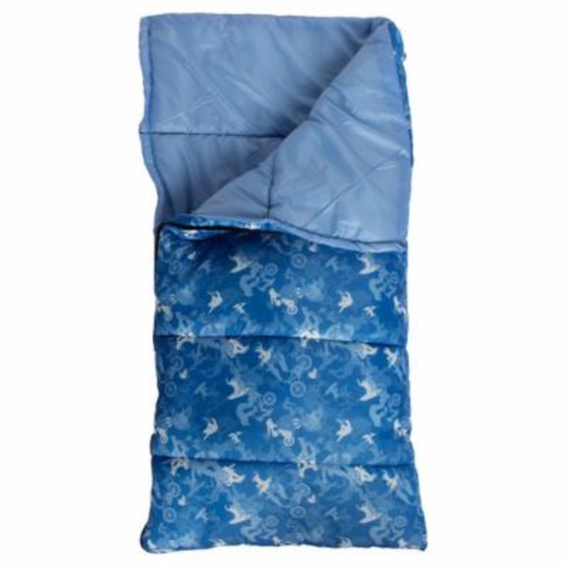 40F Freestyle Sleeping Bag – Rectangular (for Kids) – BLUE