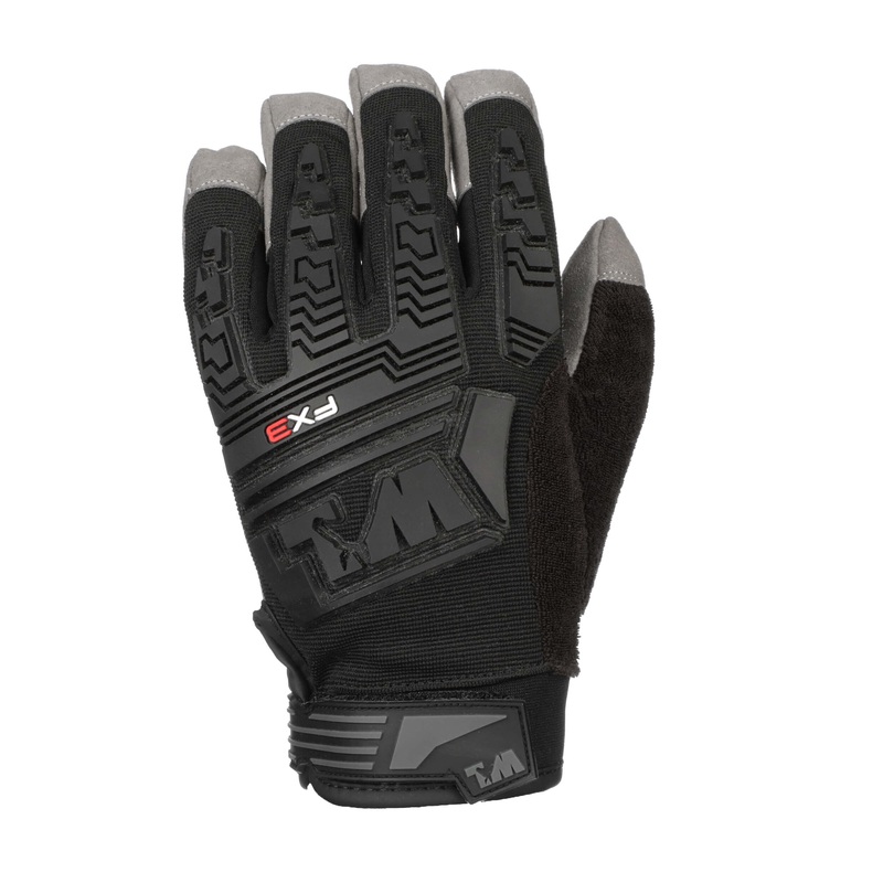 Wells Lamont Mens FX3 Impact Protection Synthetic Palm Work Gloves Medium