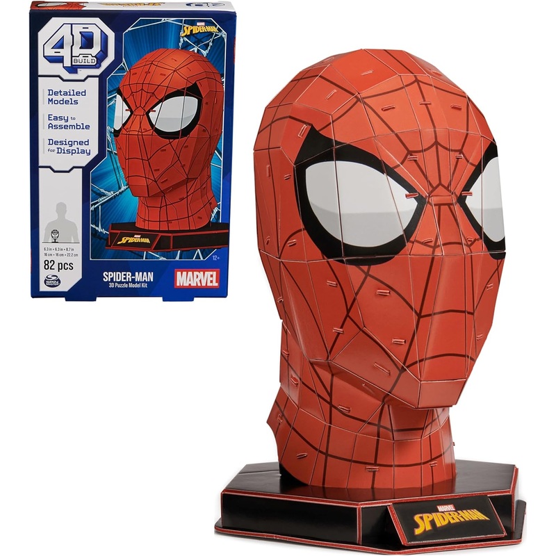4D Build, Marvel Spider-Man 3D Puzzle Model Kit