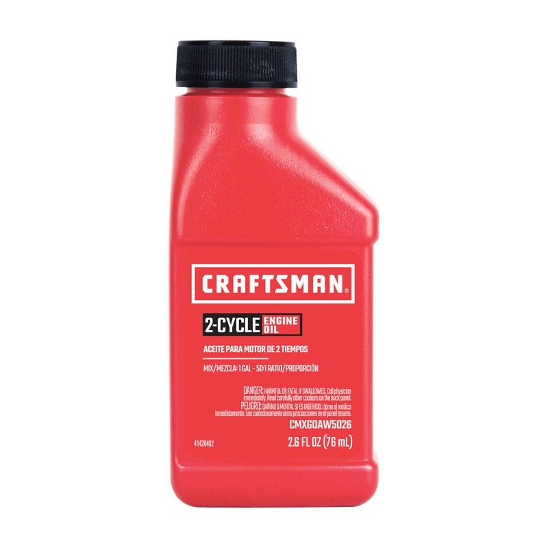 Craftsman 2-Cycle Premium Motor Oil 2.6 oz 1 pk