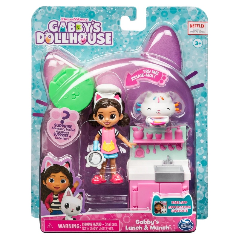 Gabby’s Dollhouse Cat-tivity Lunch & Munch Playset with Accessories