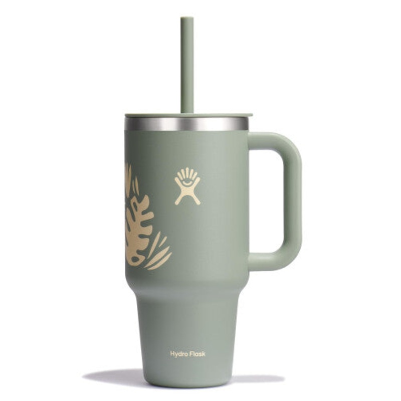 Hydro Flask 32oz Travel Tumbler (Botanical Bliss Agave)